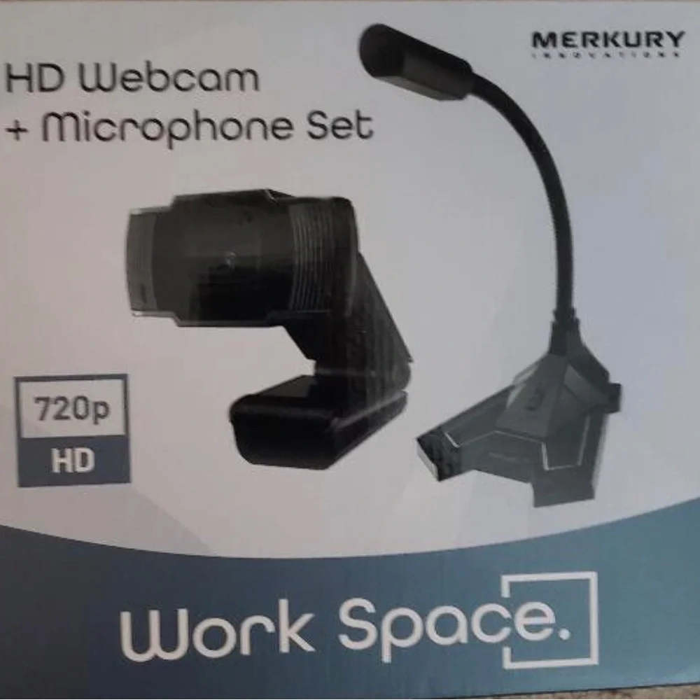 NEW! Merkury Innovations HD webcam and microphone